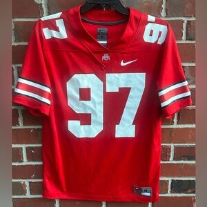 TEAM Nike Joey Bosa #97 Ohio State Buckeyes Medium Dri-Fit Jersey Red White M1